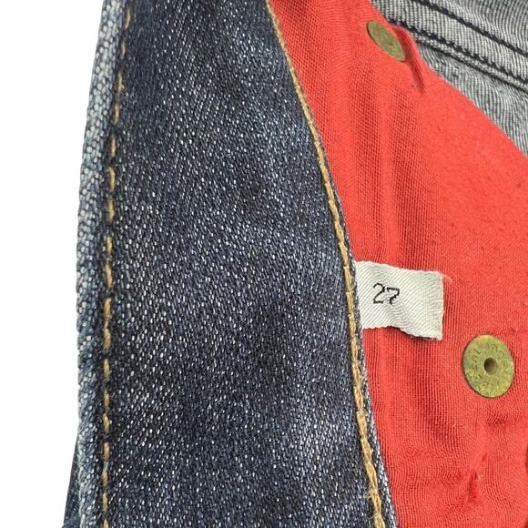 Vintage Ice Iceberg Women Denim Skinny Blue Jeans Straight Leg Pants US 27 - Picture 10 of 10